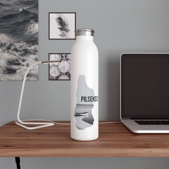 Edelstahl-Trinkflasche | Motiv Pilsensee
