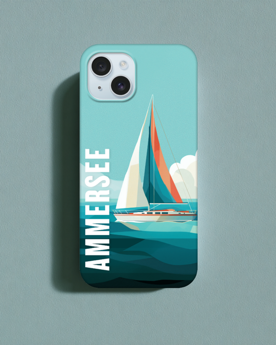 iPhone Handyhülle Hartschalen Case | Segler am Ammersee